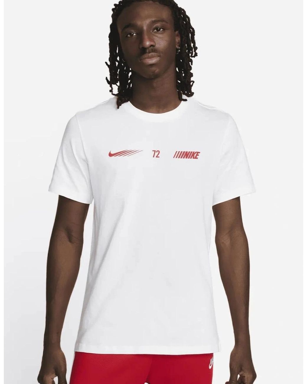 Nike White Sportswear Standard Issue T Shirt for men