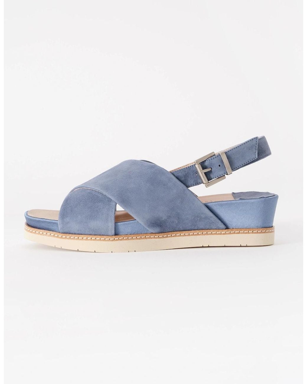 Elia B Blue Adela Cruce Sandal