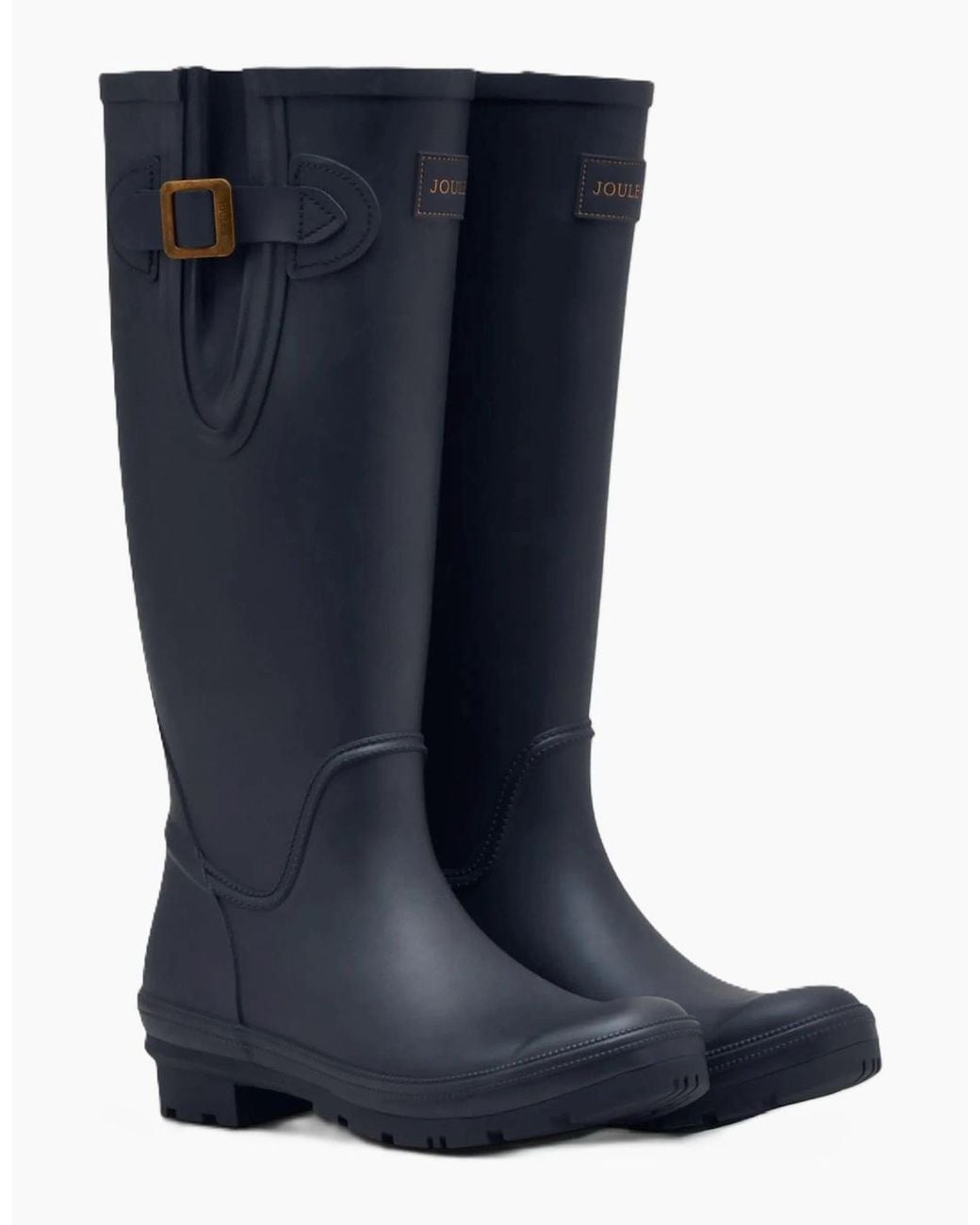 Joules Blue Houghton Tall Rubber Wellington Boots