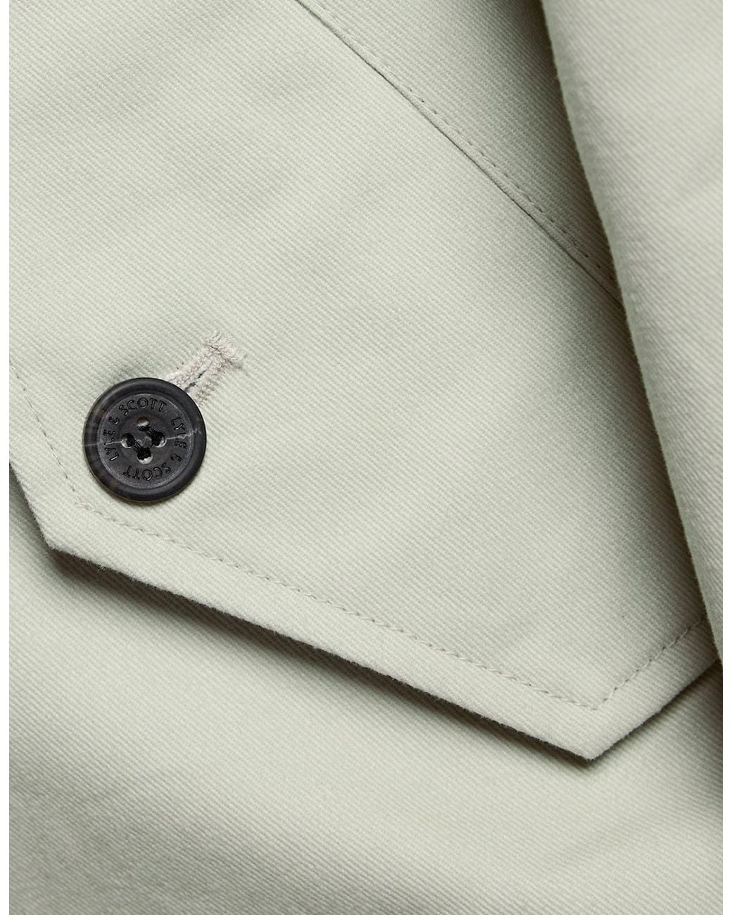 Lyle & Scott Natural Cotton Harrington Jacket for men