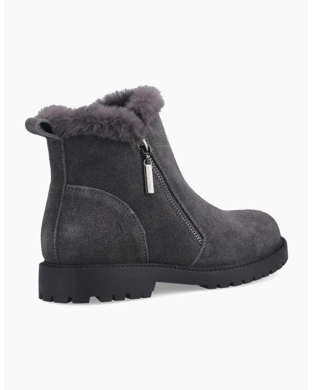 Hush Puppies Black Hollis Ankle Boots