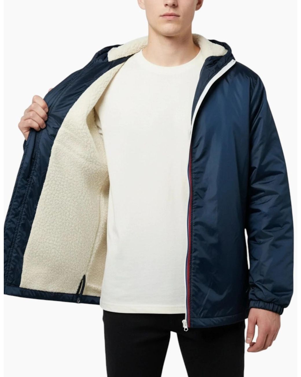 Burton Blue Snowboard Jacket Waterproof Sherpa Showerproof Long Sleeve Full Zip Jacket for men