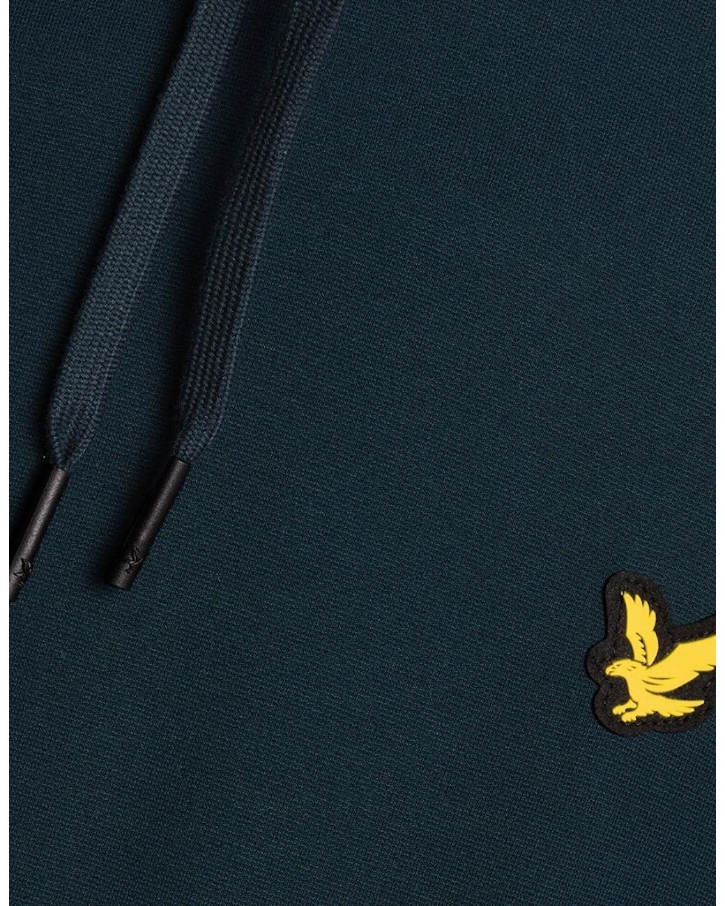 Lyle & Scott Blue Lyle & Scott Fly Fleece Hoodie for men