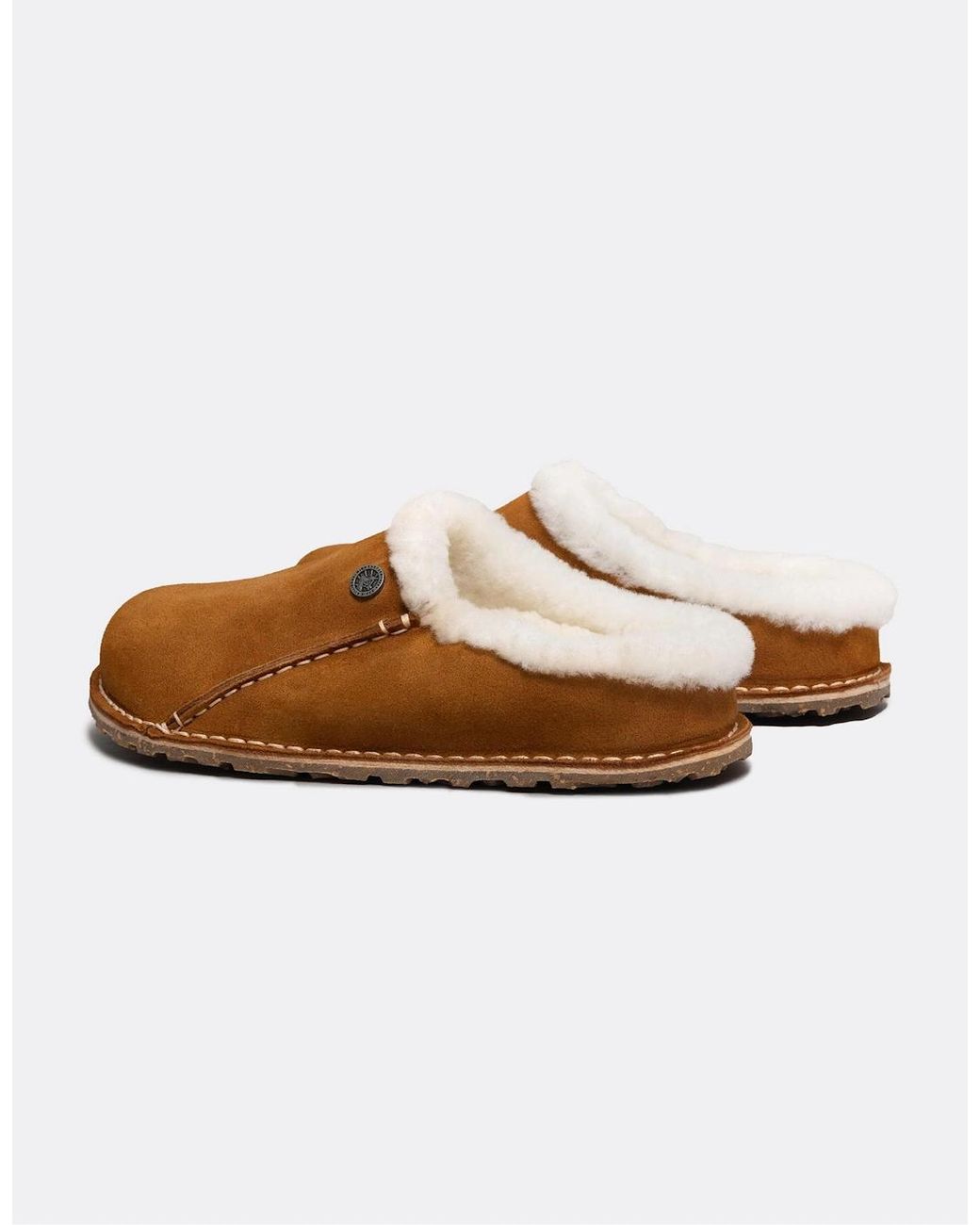 Birkenstock Clogs Brown Birkenstock Zermatt Premium Shearling Suede Clogs