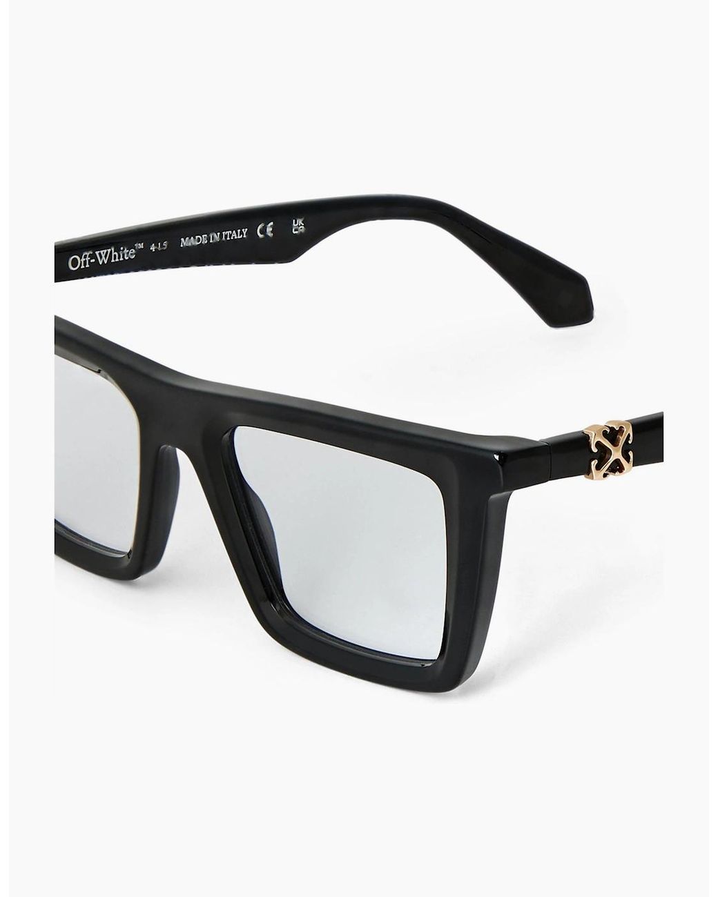 Off-White c/o Virgil Abloh Black Off Eyewear Style 7S for men