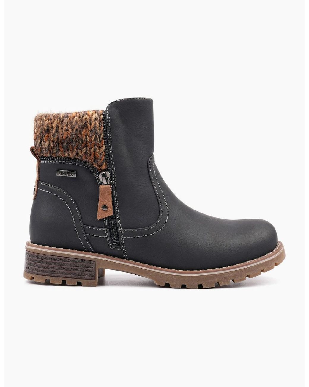 Lunar Blue Breeze Ankle Boots