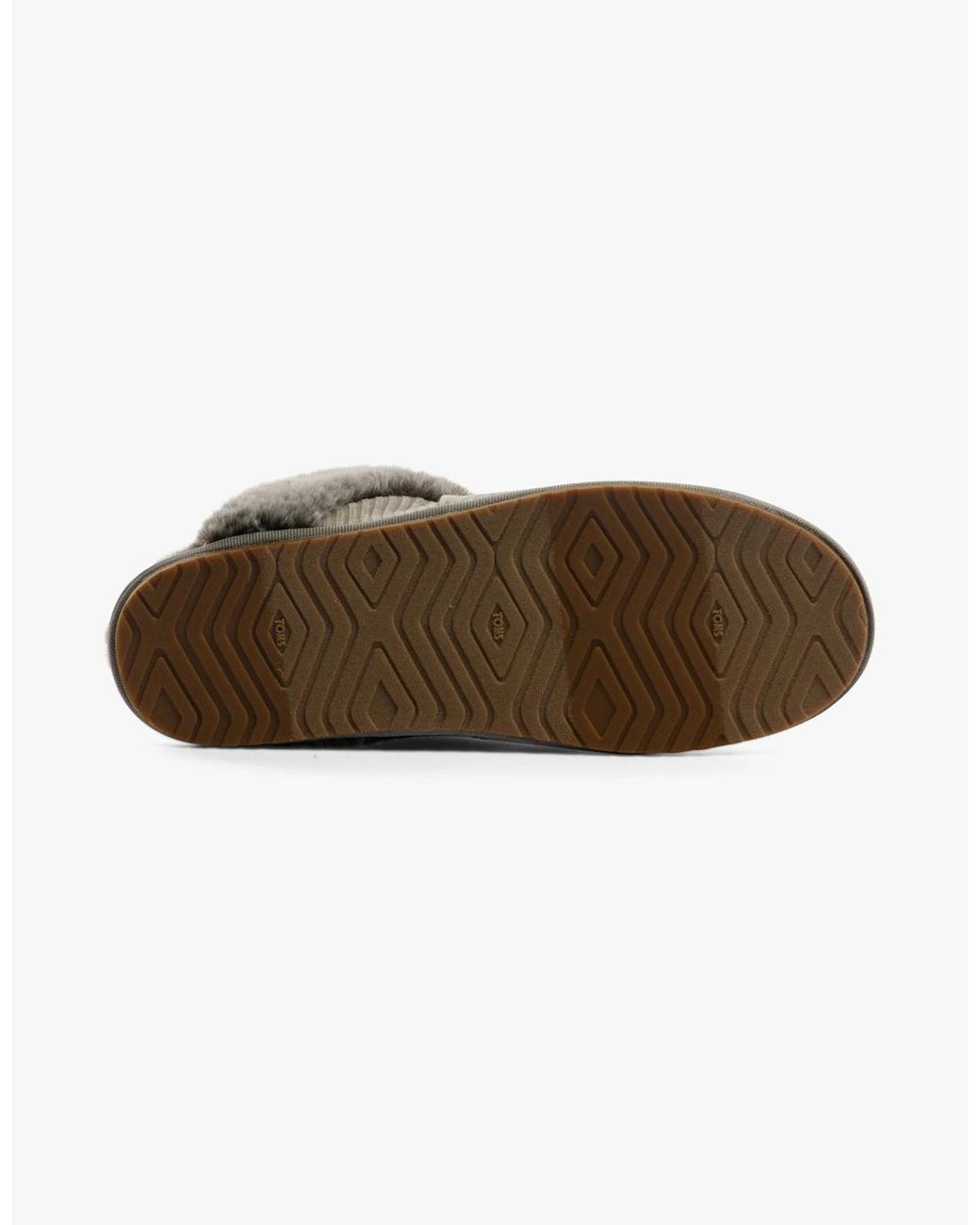 TOMS Gray Valerie Slippers