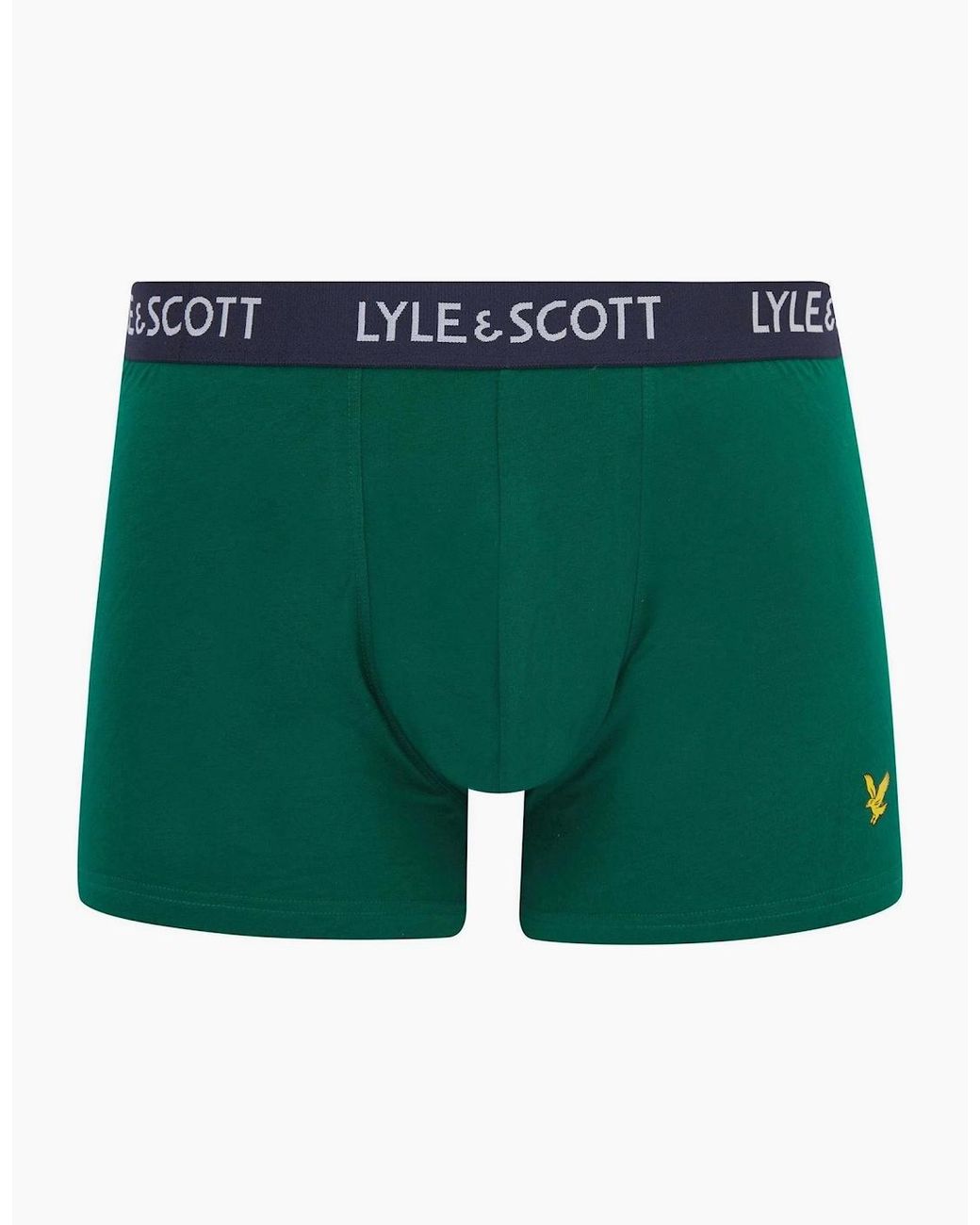 Lyle & Scott Green Barclay 3 Pack Briefs for men
