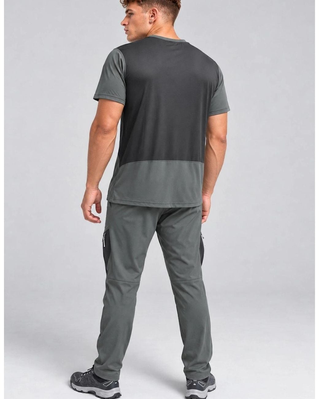 Berghaus Gray Wayside 3.0 Tech Gym T Shirt for men