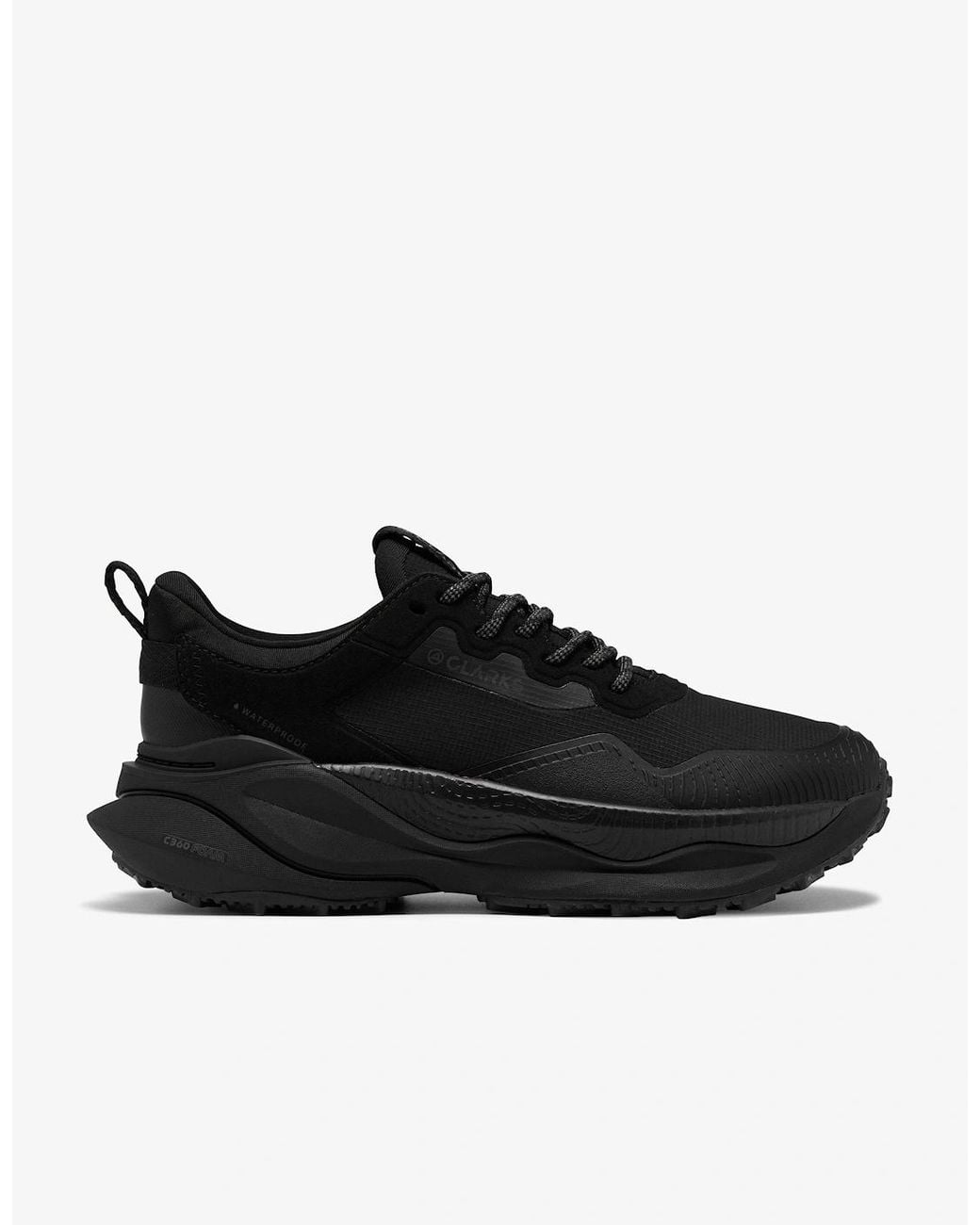 Clarks Black Pace Trailgowp