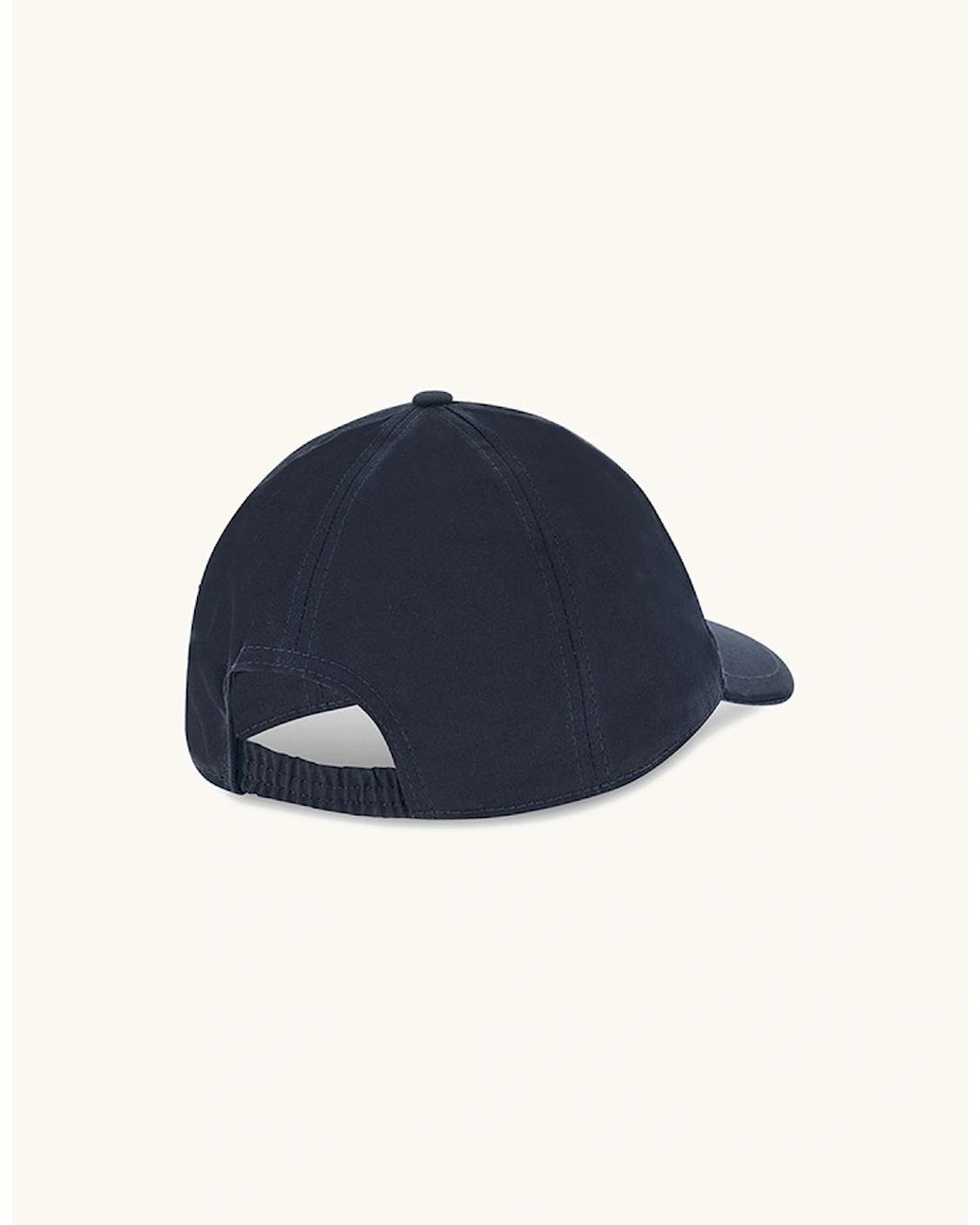 Paul & Shark Blue Cotton Baseball Hat With Embroidery for men