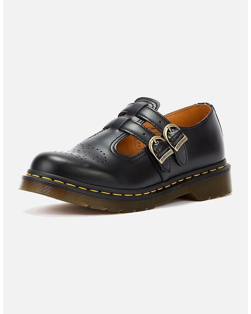 Dr. Martens Black Dr. Martens 8065 Mary Jane Smooth Shoes