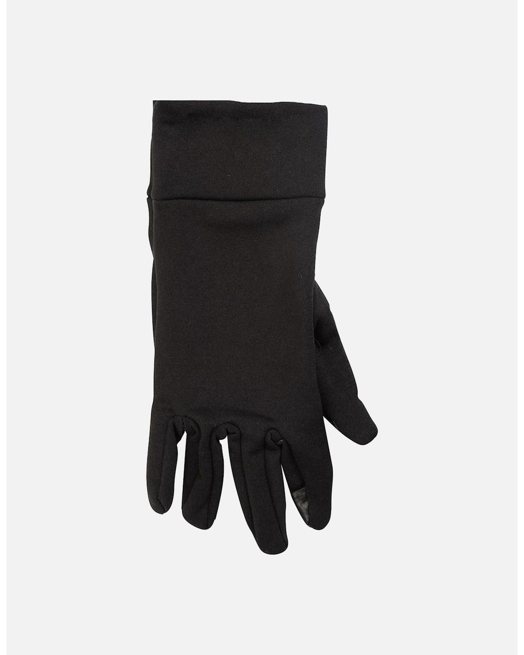 Mountain Warehouse Black Ladies Touch Screen Lined Gloves
