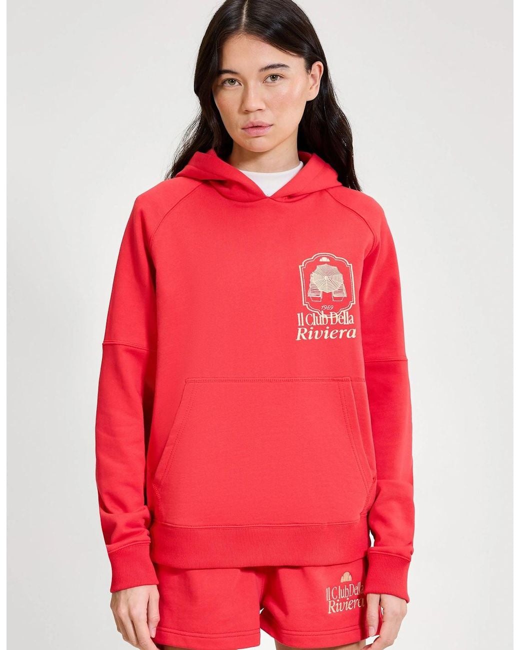 Ellesse Red Saldia Hoodie