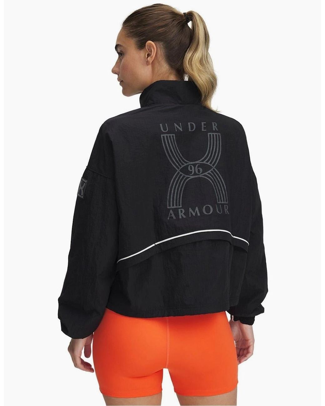 Under Armour Gray Weather Resistant Streamlined Performance Running Jacket