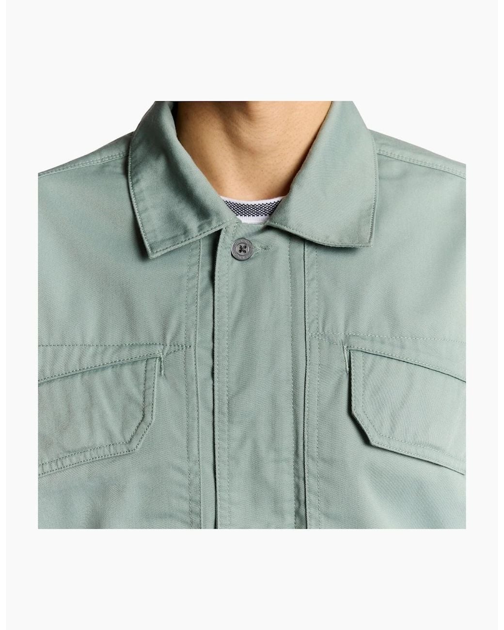 Lyle & Scott Green Lyle & Scott Multi Pocket Overshirt for men