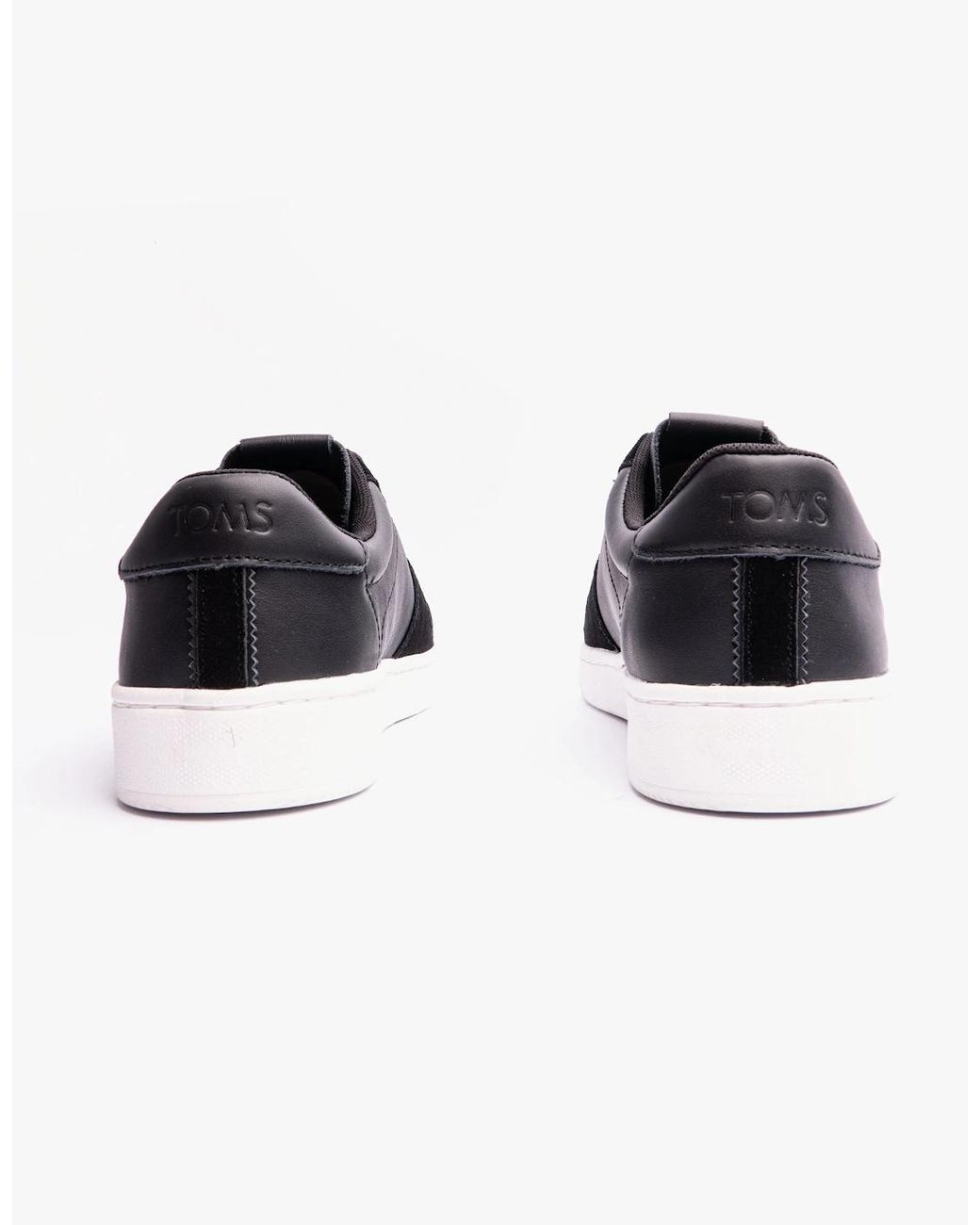 TOMS Black Trvl Lite Court Trainers for men