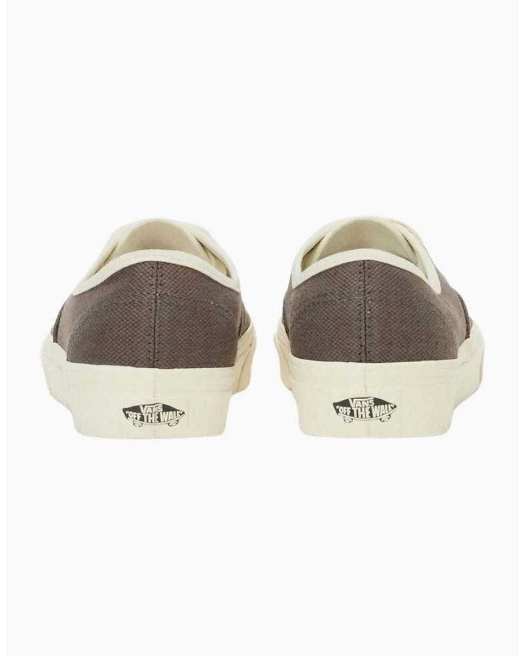 Vans Brown Authentic Linen Turkish Coffee Trainers