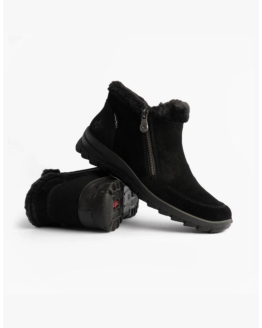Rieker Black L7188 Ankle Boots