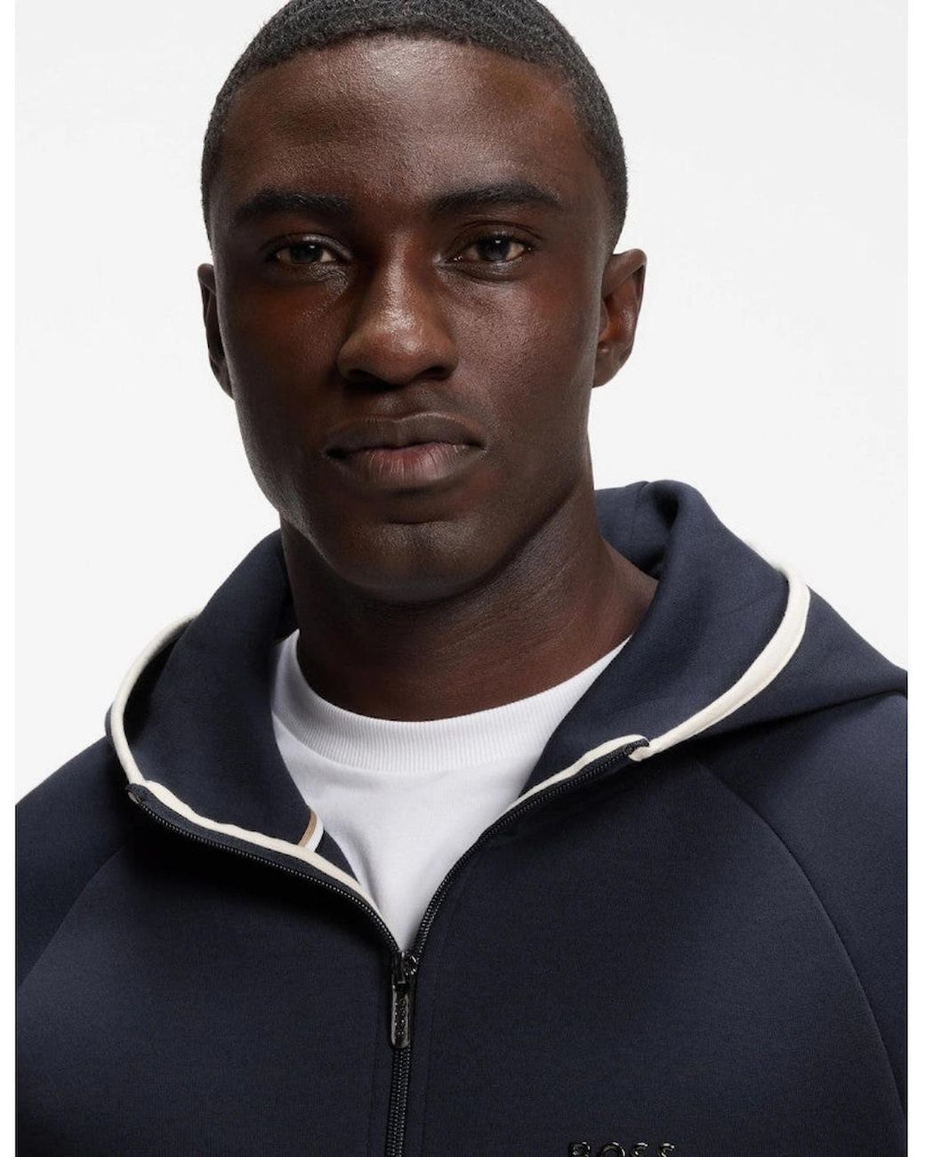 Boss Blue Boss Sense Hooded Jacket 403 Dk for men
