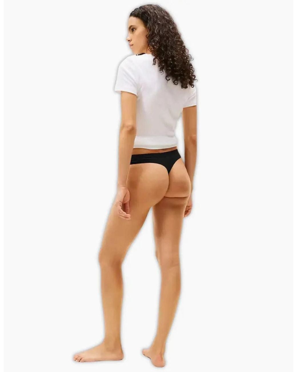 Tommy Hilfiger Black 5-Pack Th Essentials Thongs