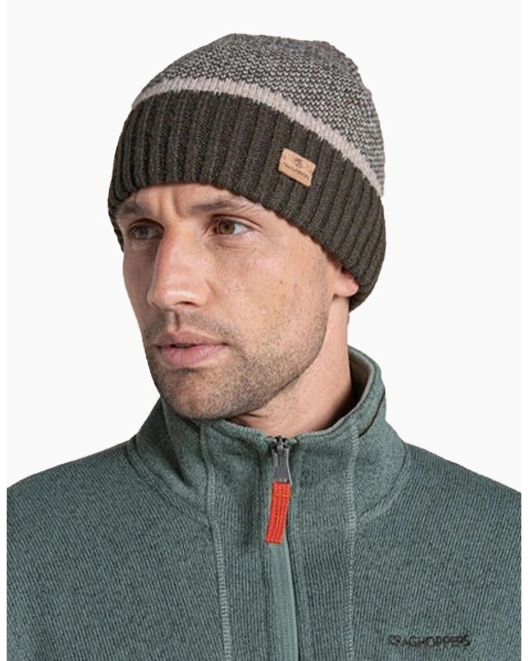 Craghoppers Gray Forster Beanie for men