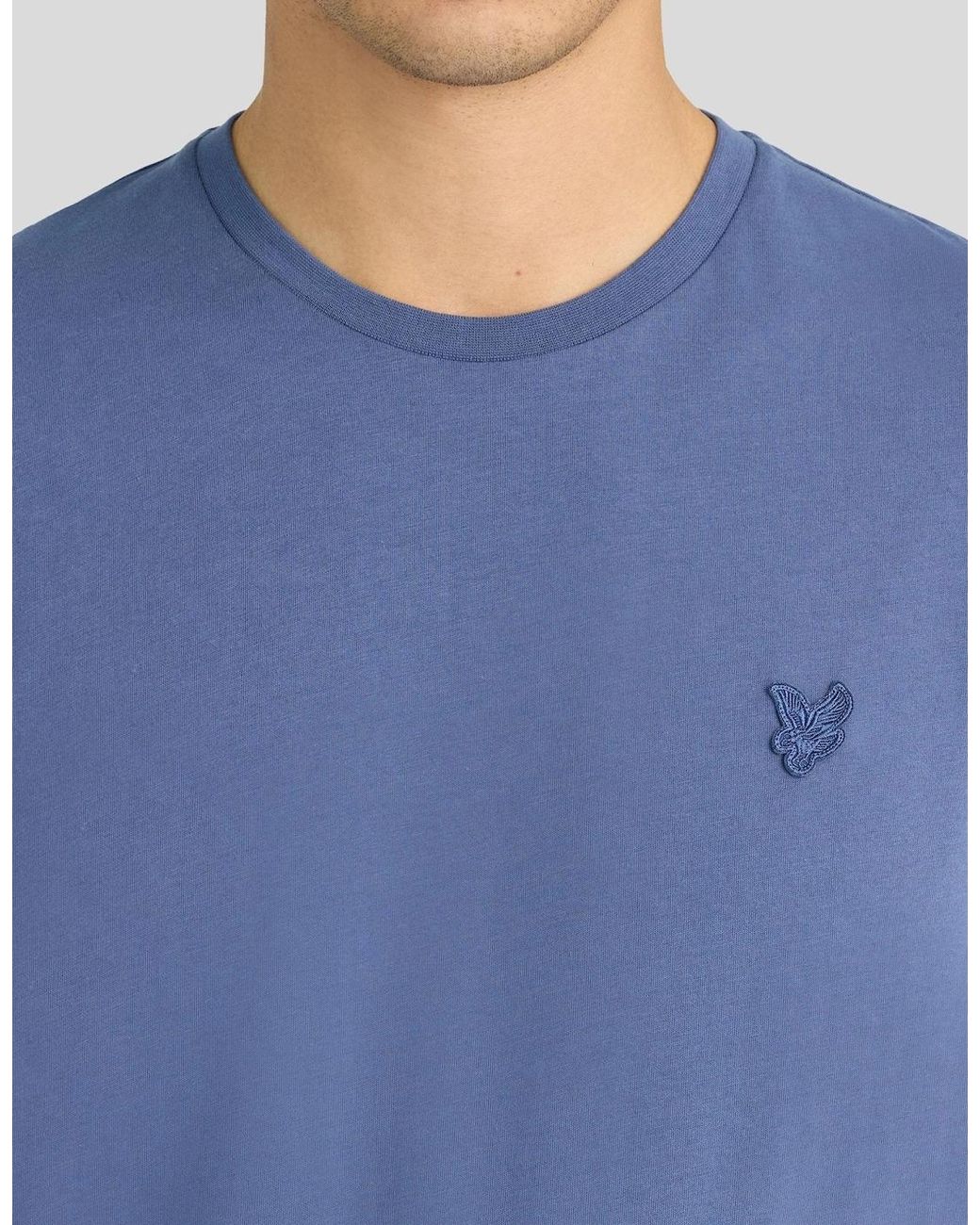 Lyle & Scott Blue Superfine Cotton T-Shirt for men