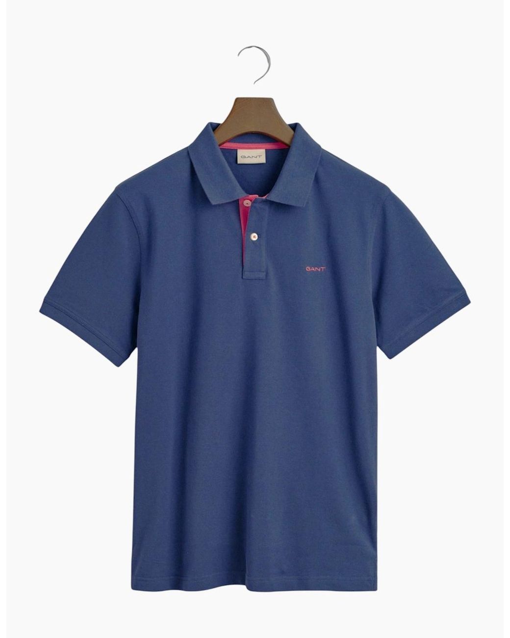 Gant Green Polo Pique Shirt Short Sleeve Casual Cotton Top for men