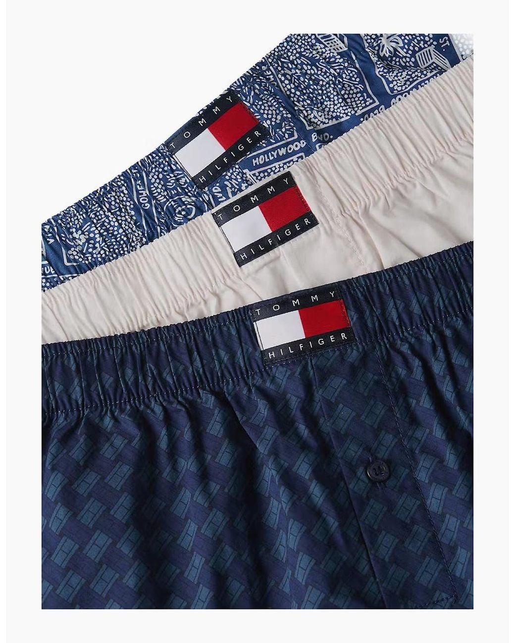 Tommy Hilfiger Blue Woven Boxer Boxer Shorts Multicoloured for men