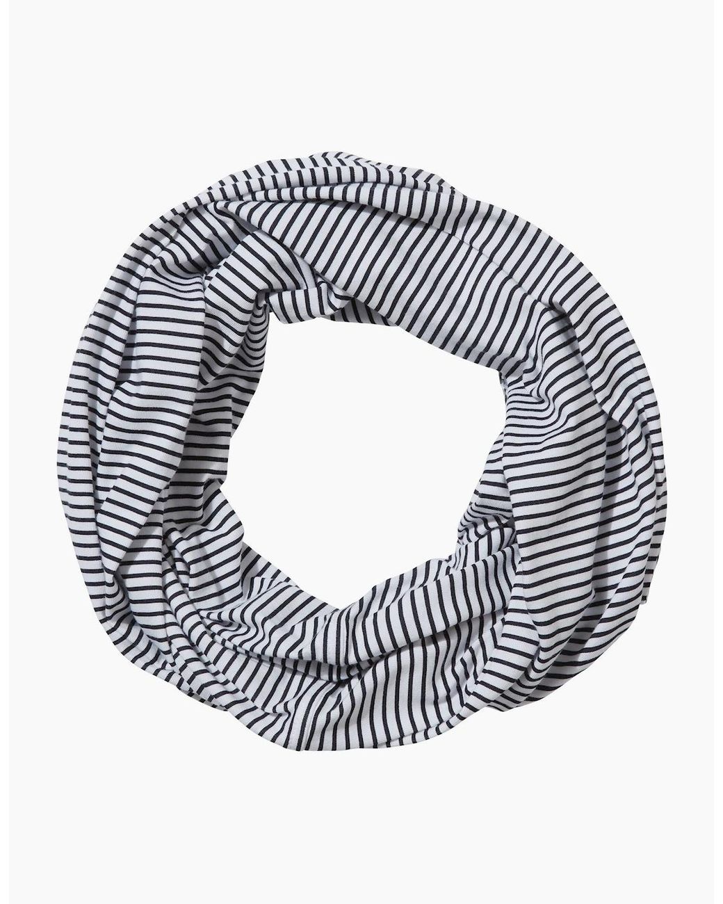 Craghoppers White Adult Infinity Ii Striped Nosilife Scarf