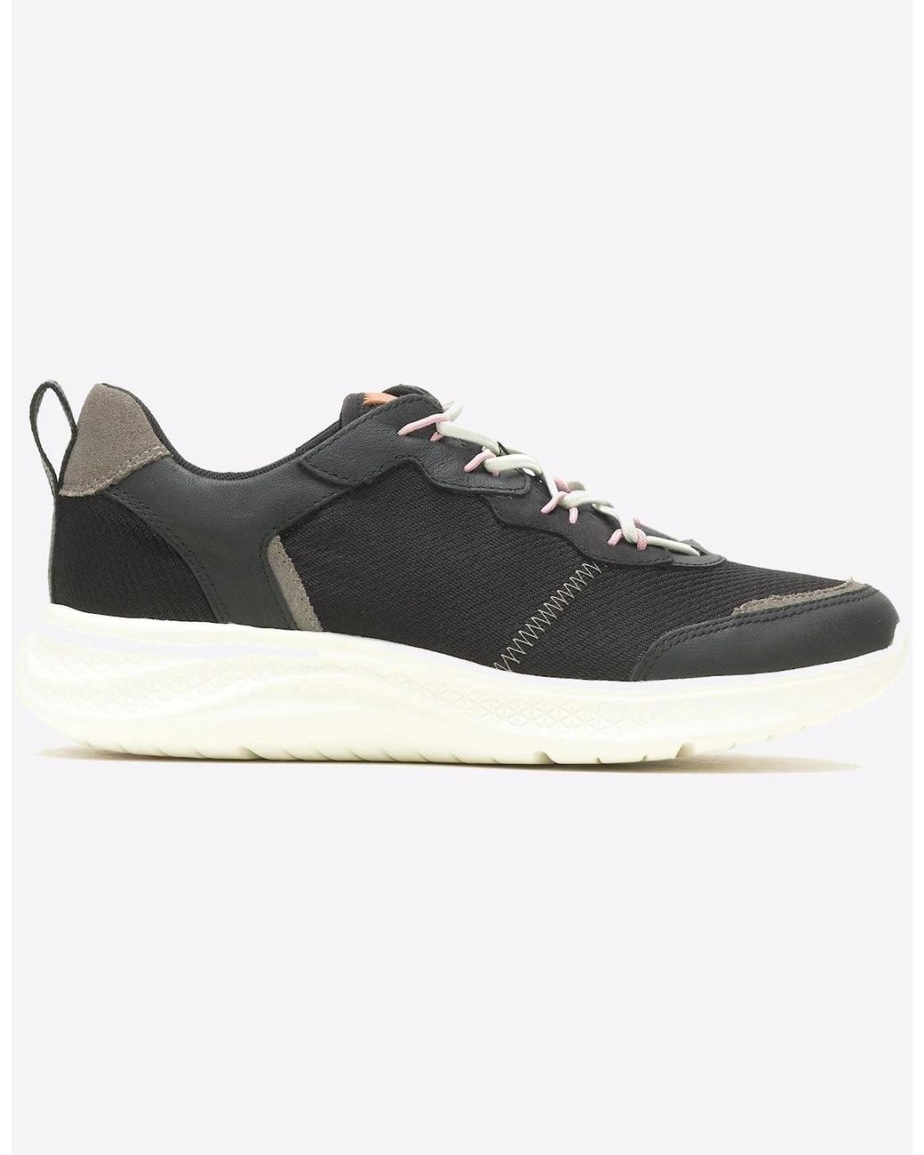 Hush Puppies Black Elevate Bungee Shoes