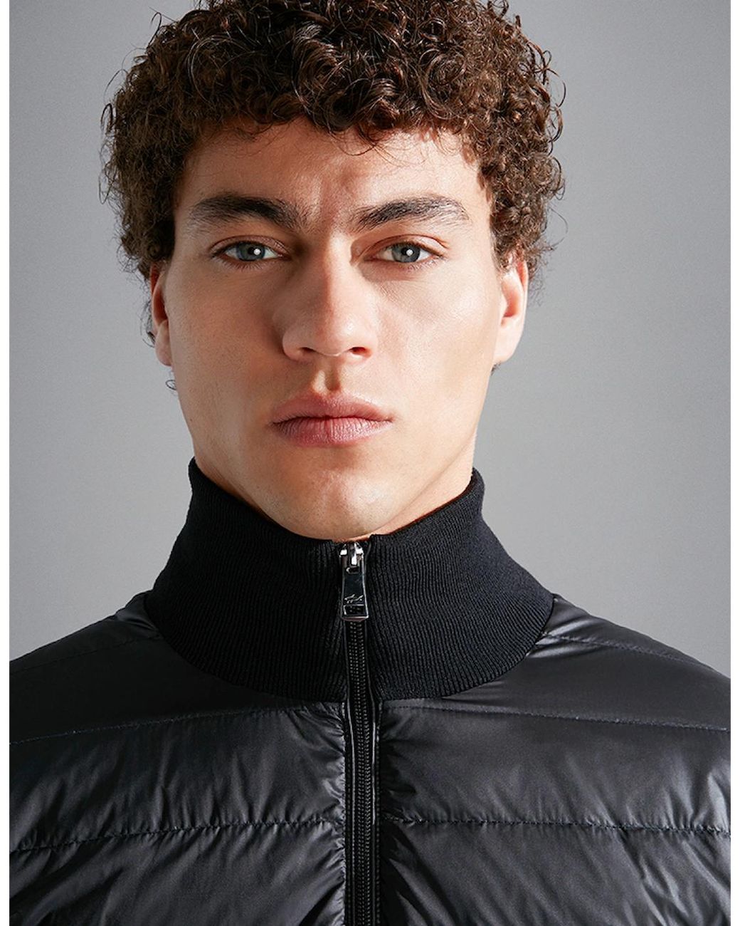 Paul & Shark Gray Hybrid Wool And Nylon Cardigan Jacket for men