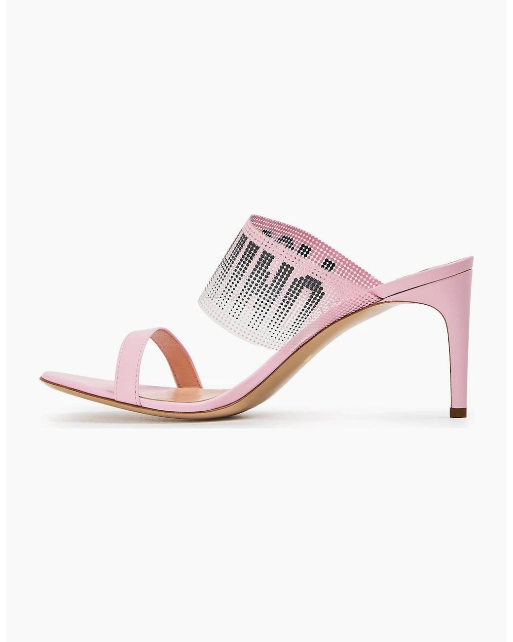 Moschino Pink Heeled Mules
