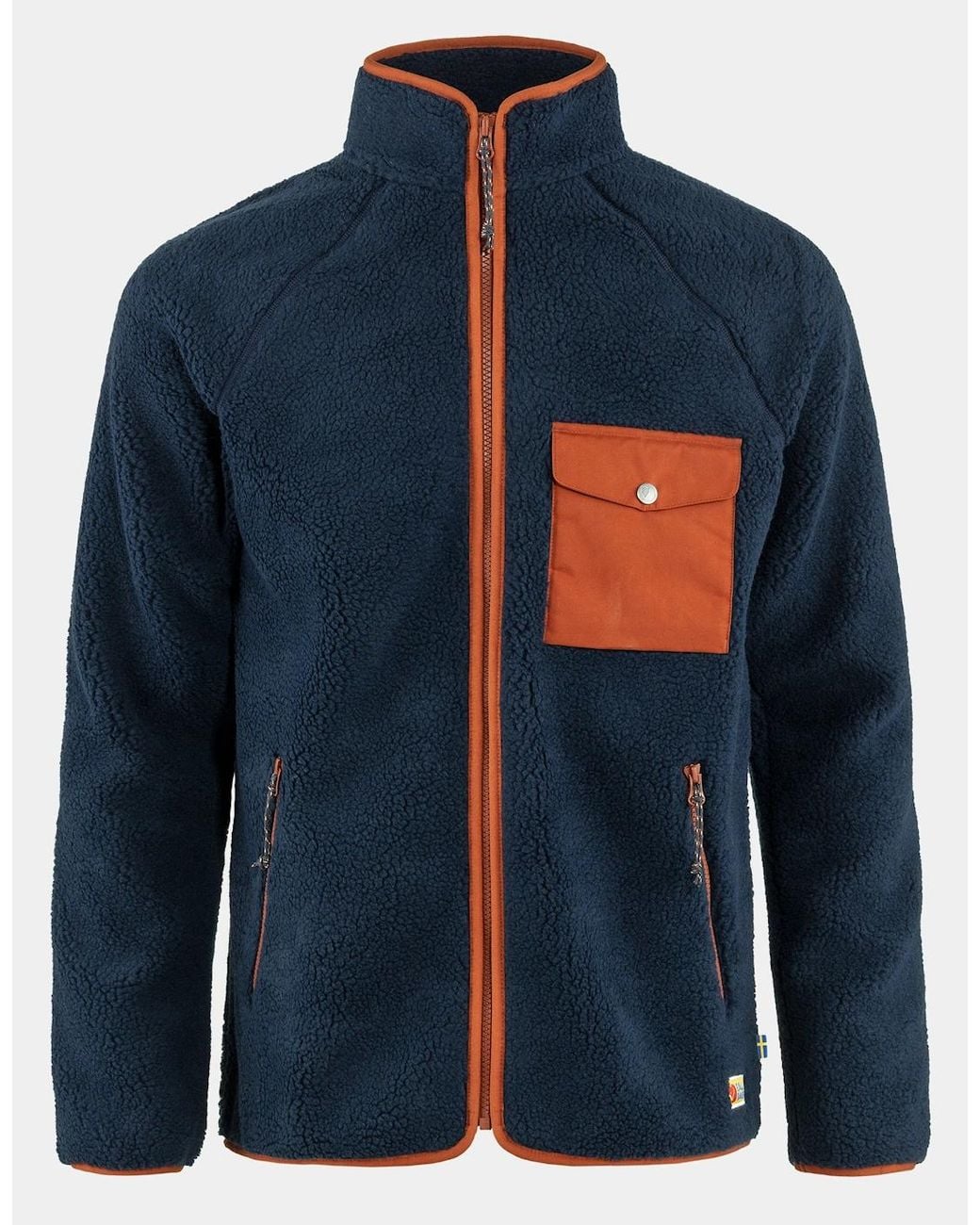 Fjallraven Blue Vardag Pile Fleece for men
