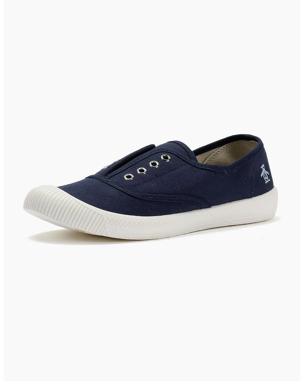 Original Penguin Blue Penguin Anita Canvas Pumps
