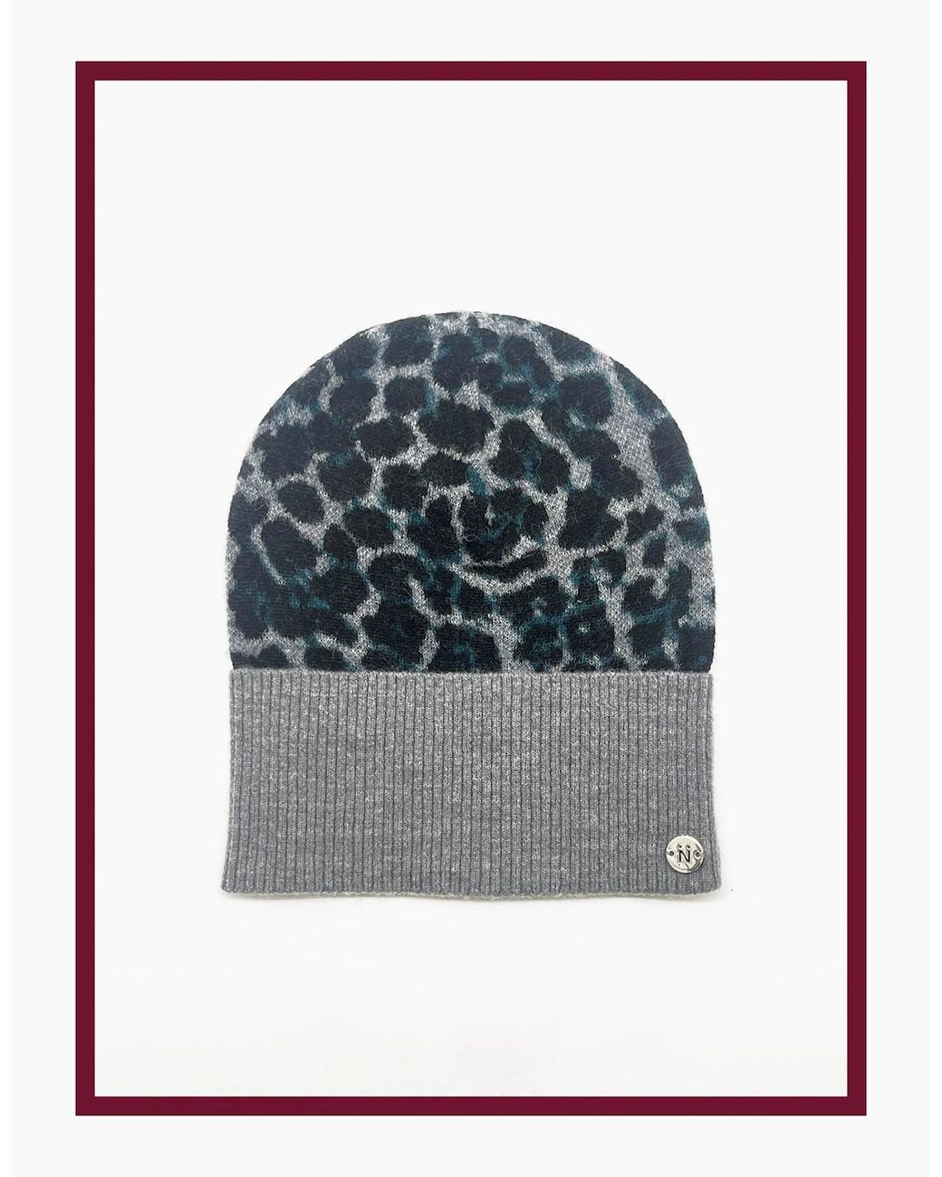 Nooki Design Pink Darcy Leopard Beanie