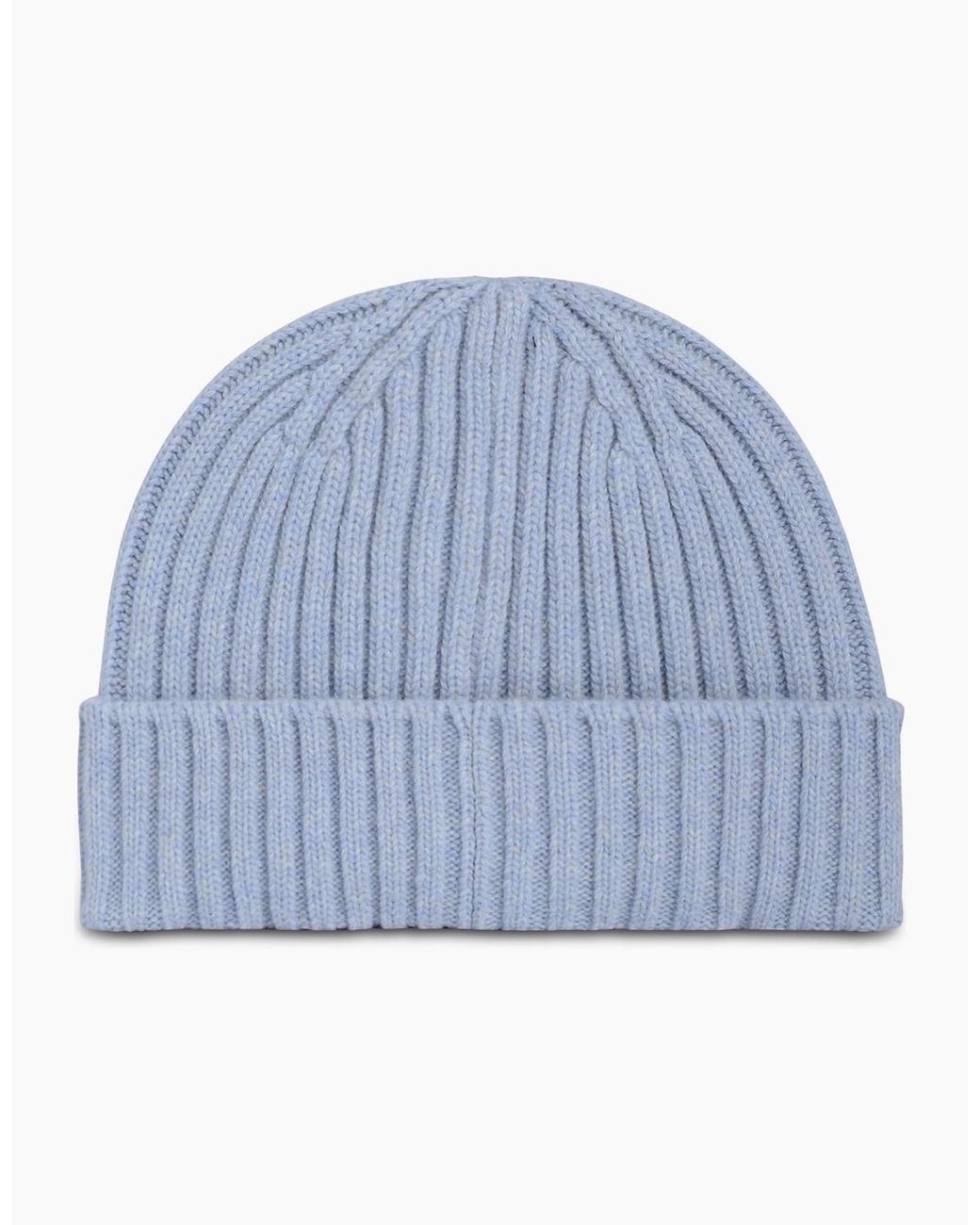 Belstaff Blue Watch Beanie Hat for men