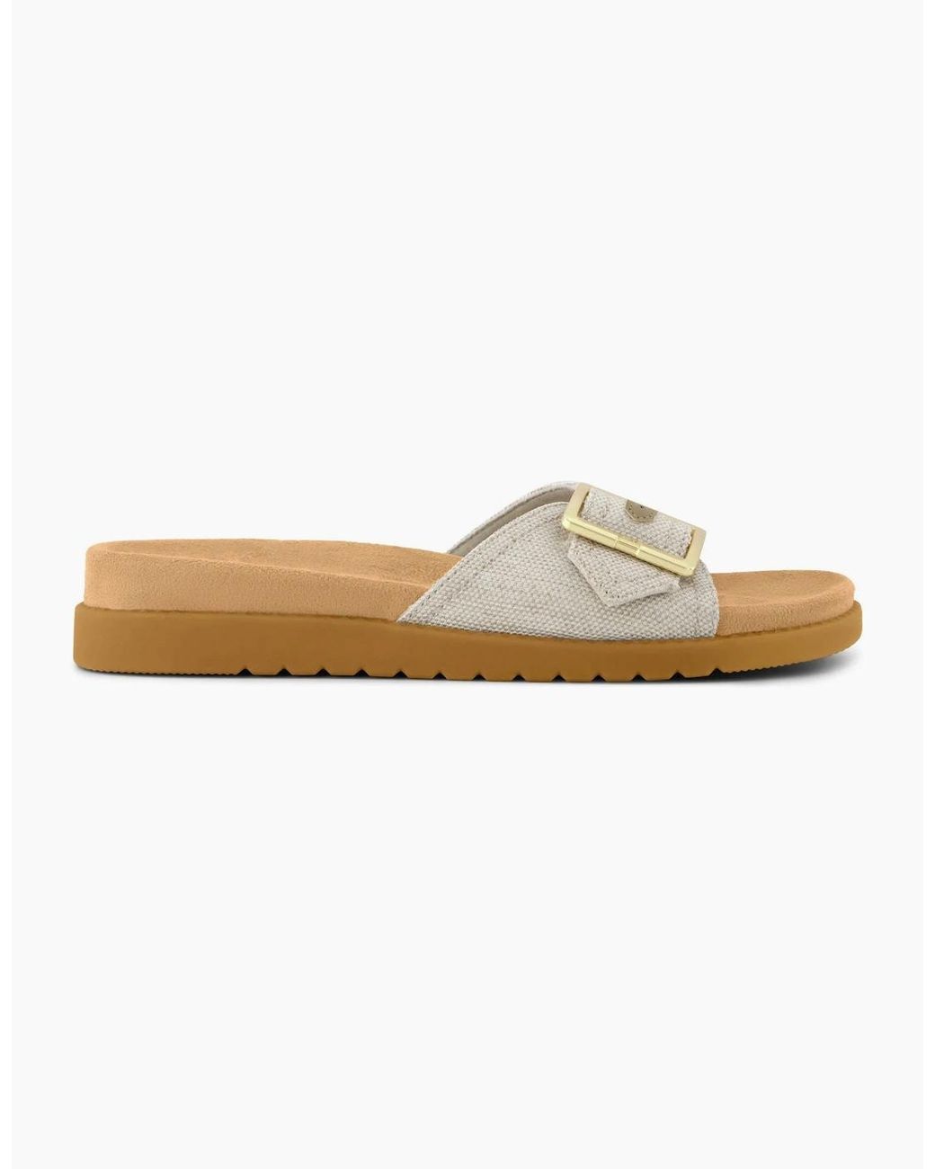 TOMS White Marin Slide Sliders Natural
