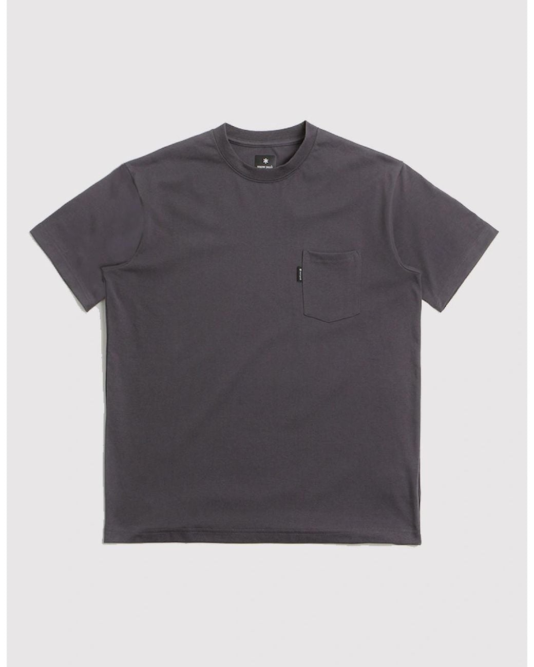 Snow Peak Gray Snow Peak Standard Pocket T-Shirt