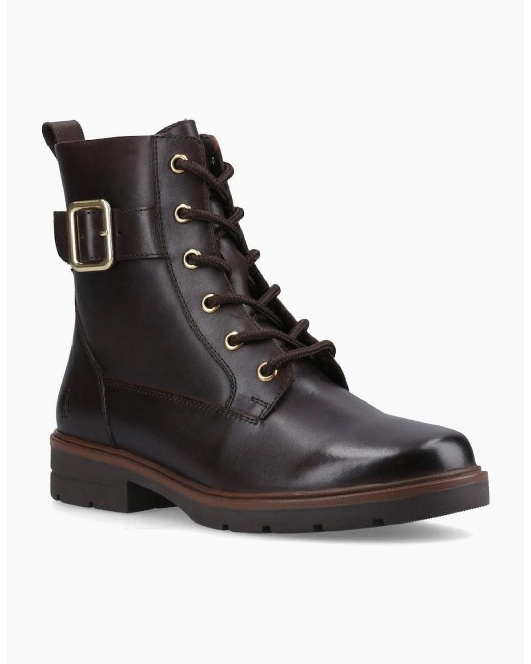 Hush Puppies Black Teagan Biker Boots