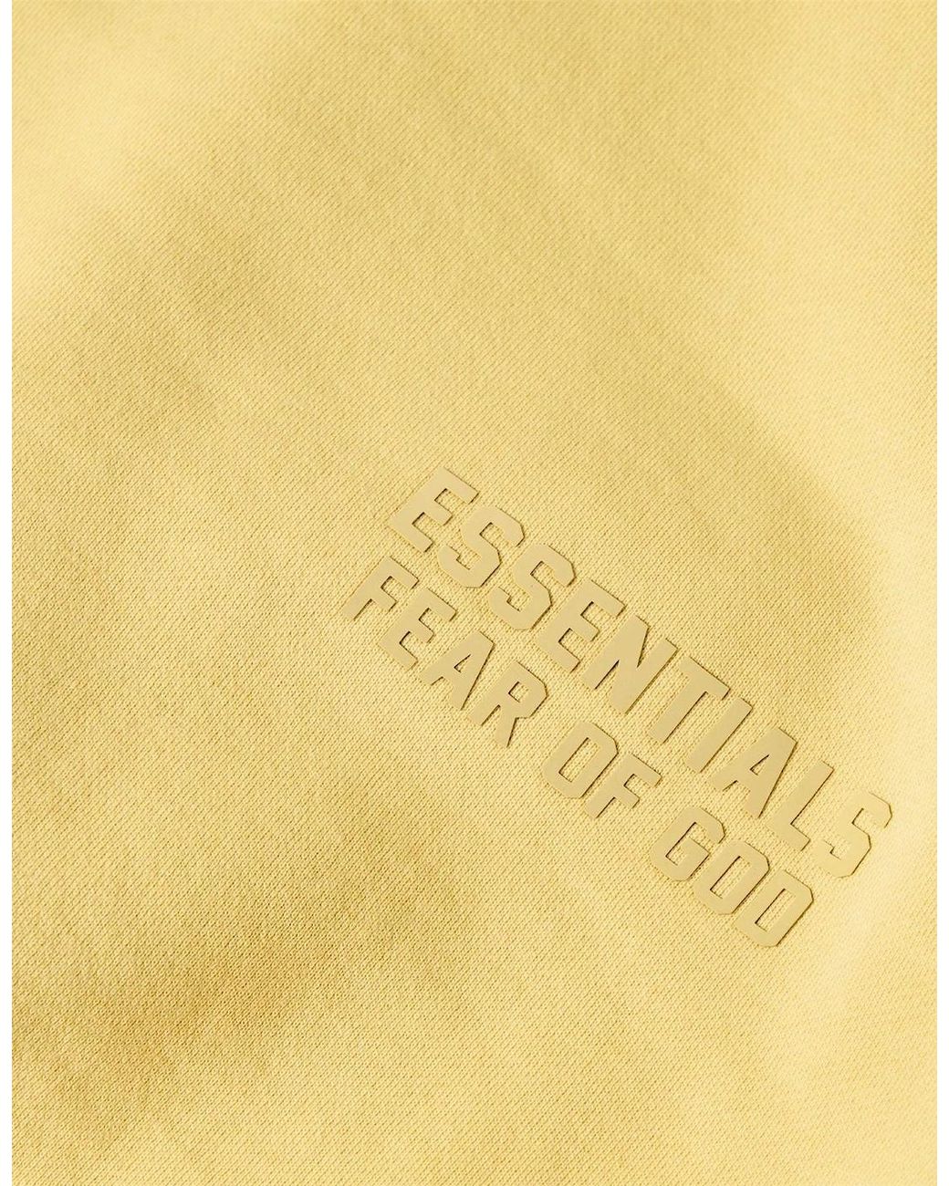Fear Of God Yellow Crew Sweatshirt for men