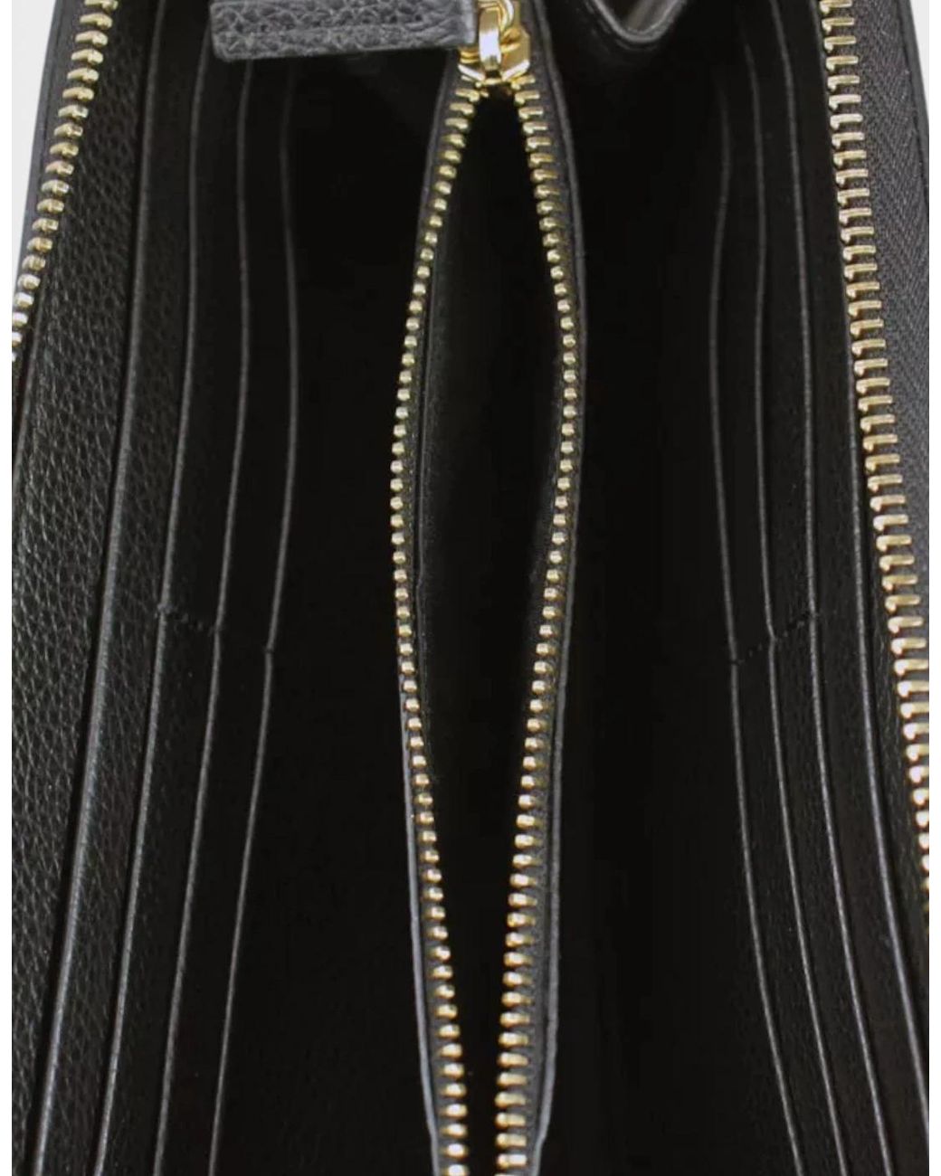 Versace Blue Virtus Leather Long Wallet