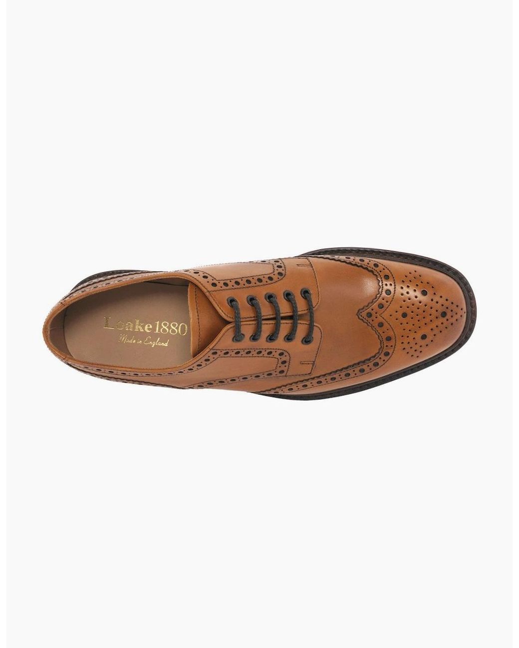 Loake Brown Chester Dainite Tan Leather Brogues for men