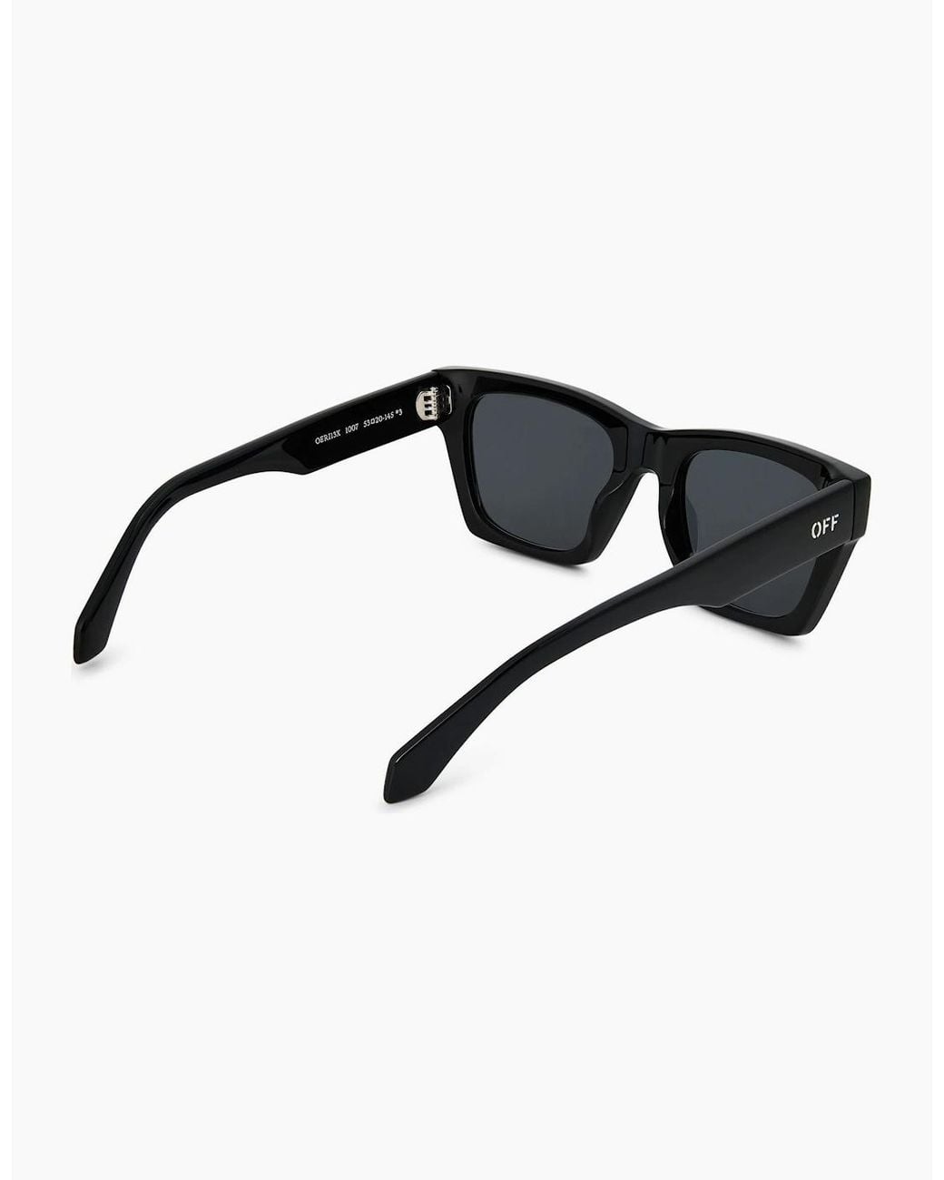Off-White c/o Virgil Abloh Black Off Valdez Sunglasses for men