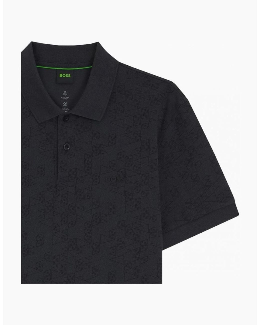 Boss Black All Over Print Polo Shirt for men