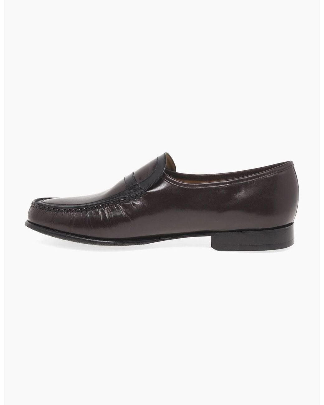 Barker Brown Jefferson Leather Loafers for men