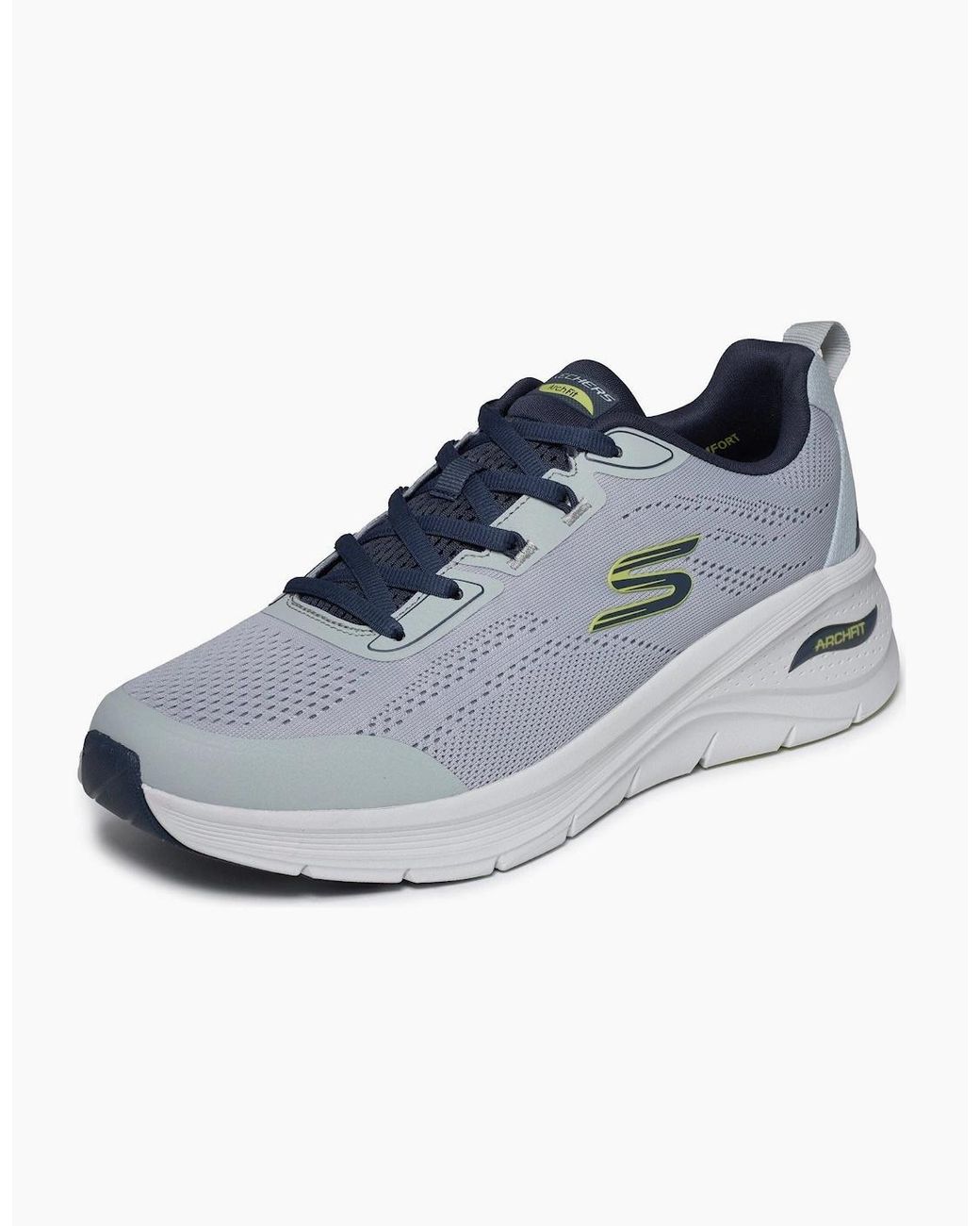 Skechers Blue Arch Fit 3.0 Prawsper Textile Trainers for men