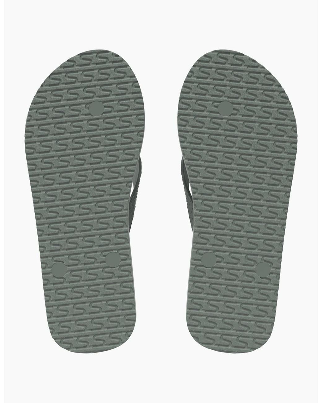 Speedo Green Logo Flip Flops for men