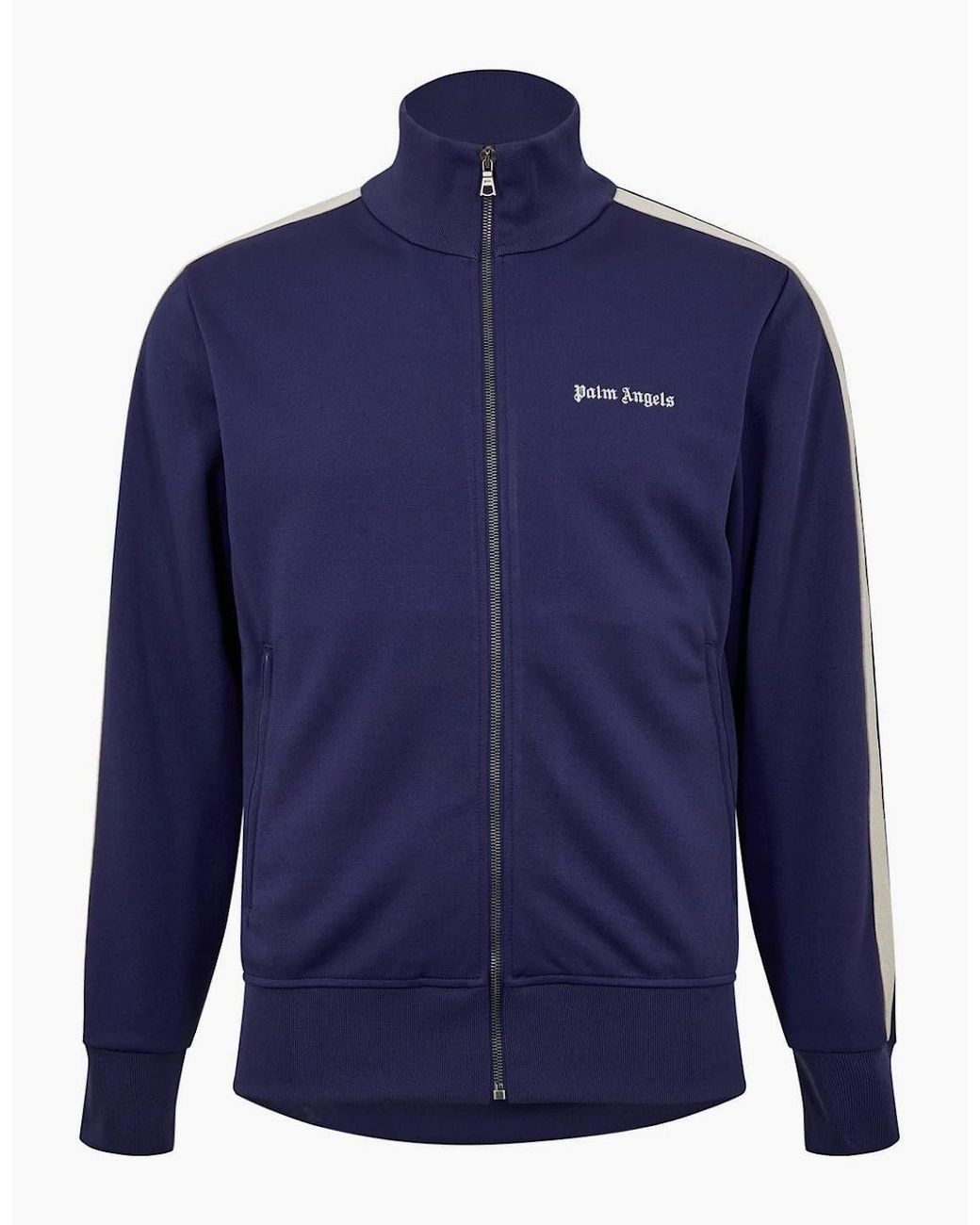 Palm Angels Blue Classic Tracksuit Jacket for men
