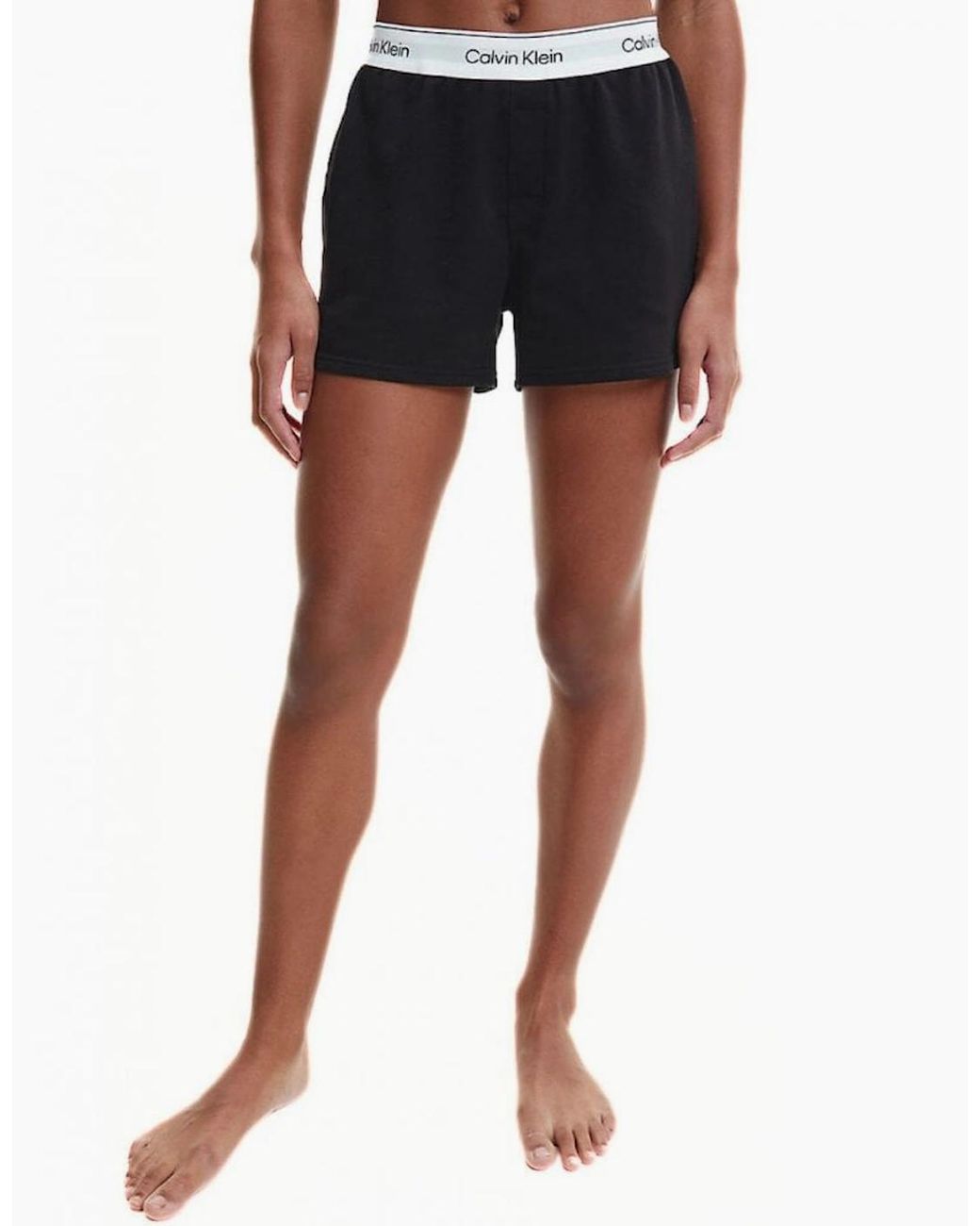 Calvin Klein Black Modern Cotton Lounge Shorts